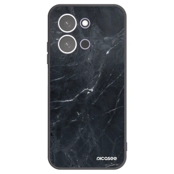 Picasee fekete szilikon tok az alábbi mobiltelefonokra Xiaomi Redmi 15C 5G - Black marble