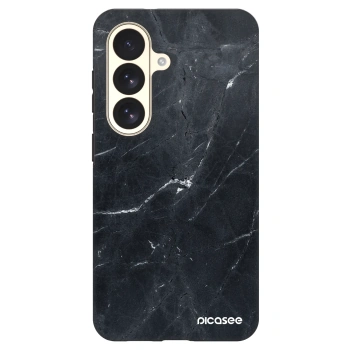 Szilikon tok erre a típusra Samsung Galaxy S26 - Black marble