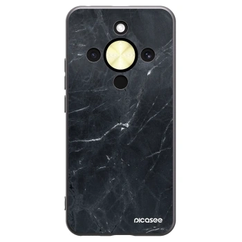Picasee fekete szilikon tok az alábbi mobiltelefonokra Honor Magic8 Lite 5G - Black marble