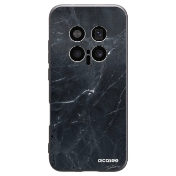 Picasee fekete szilikon tok az alábbi mobiltelefonokra Honor Magic8 Pro 5G - Black marble