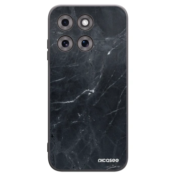 Picasee fekete szilikon tok az alábbi mobiltelefonokra Motorola Moto G77 - Black marble