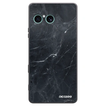 Picasee fekete szilikon tok az alábbi mobiltelefonokra Sony Xperia 10 VII - Black marble