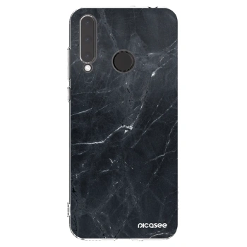 Picasee átlátszó szilikon tok az alábbi mobiltelefonokra Honor 20 Lite - Black marble