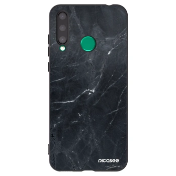 Picasee fekete szilikon tok az alábbi mobiltelefonokra Honor 20 Lite - Black marble