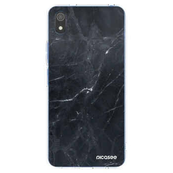 Picasee átlátszó szilikon tok az alábbi mobiltelefonokra Xiaomi Redmi 7A - Black marble