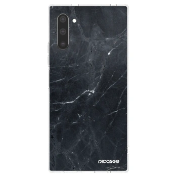 Picasee átlátszó szilikon tok az alábbi mobiltelefonokra Samsung Galaxy Note 10 N970F - Black marble