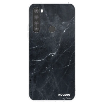 Picasee átlátszó szilikon tok az alábbi mobiltelefonokra Xiaomi Redmi Note 8 - Black marble