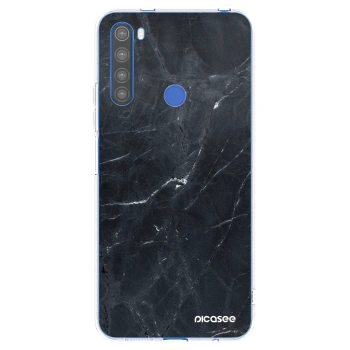 Picasee átlátszó szilikon tok az alábbi mobiltelefonokra Xiaomi Redmi Note 8T - Black marble