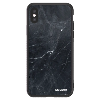 Picasee ULTIMATE CASE Apple iPhone X/XS - készülékre - Black marble