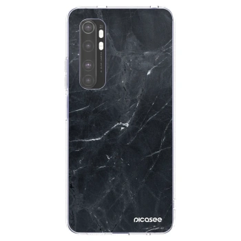 Picasee átlátszó szilikon tok az alábbi mobiltelefonokra Xiaomi Mi Note 10 Lite - Black marble