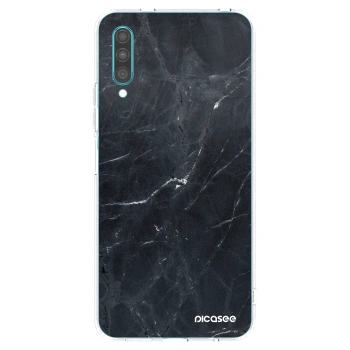 Picasee átlátszó szilikon tok az alábbi mobiltelefonokra Samsung Galaxy A30s A307F - Black marble