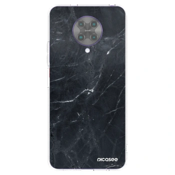 Picasee átlátszó szilikon tok az alábbi mobiltelefonokra Xiaomi Poco F2 Pro - Black marble