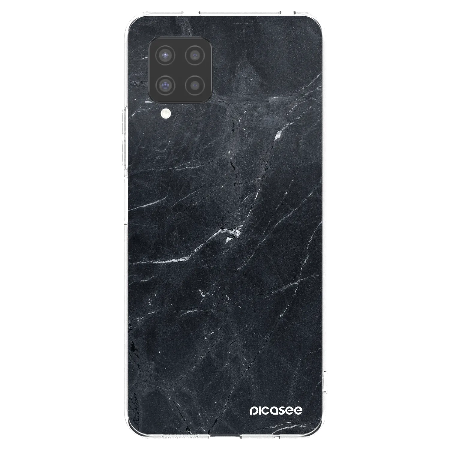 Picasee átlátszó szilikon tok az alábbi mobiltelefonokra Samsung Galaxy A42 A426B - Black marble