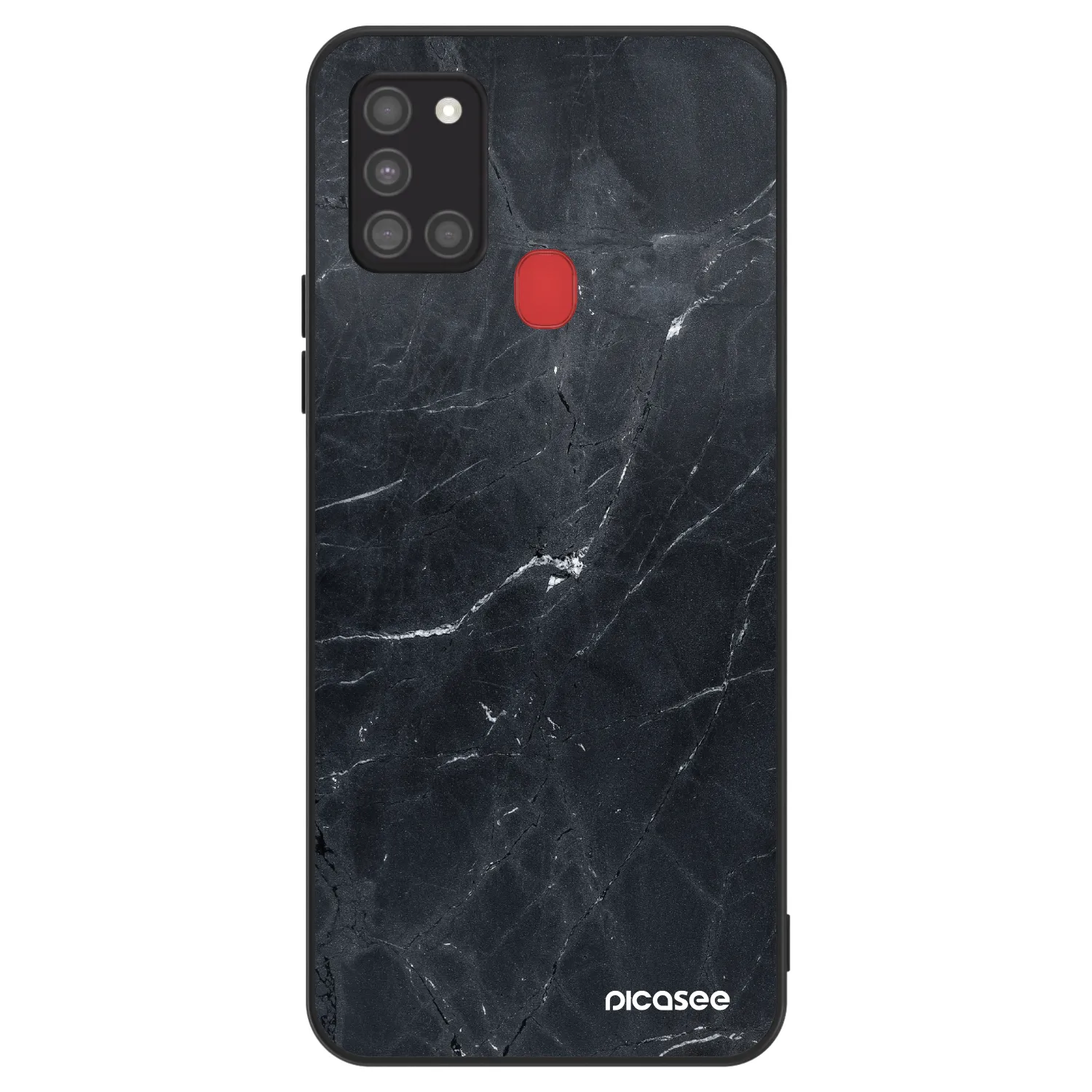 Picasee ULTIMATE CASE Samsung Galaxy A21s - készülékre - Black marble