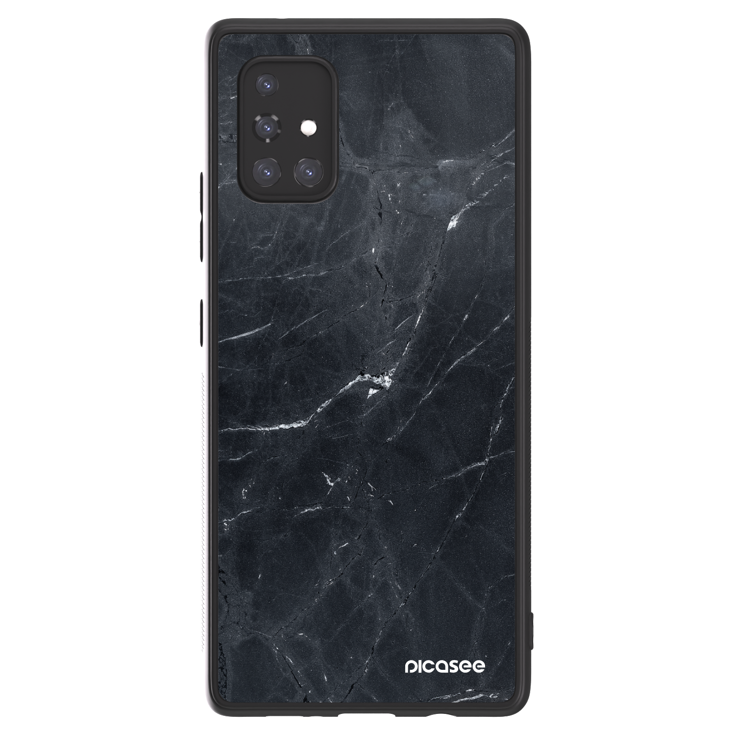 Picasee ULTIMATE CASE Samsung Galaxy A71 A715F - készülékre - Black marble