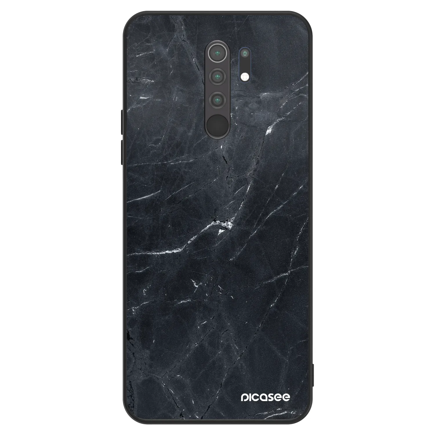 Picasee ULTIMATE CASE Xiaomi Redmi 9 - készülékre - Black marble