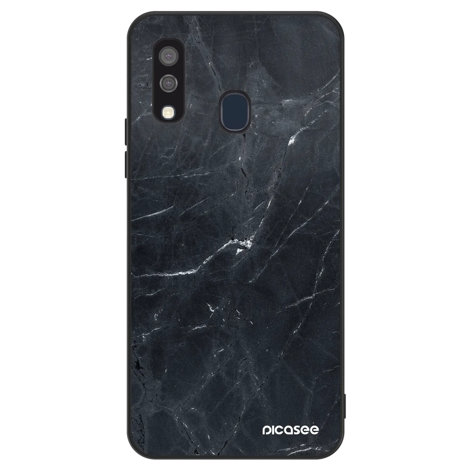 Picasee ULTIMATE CASE Samsung Galaxy A40 A405F - készülékre - Black marble