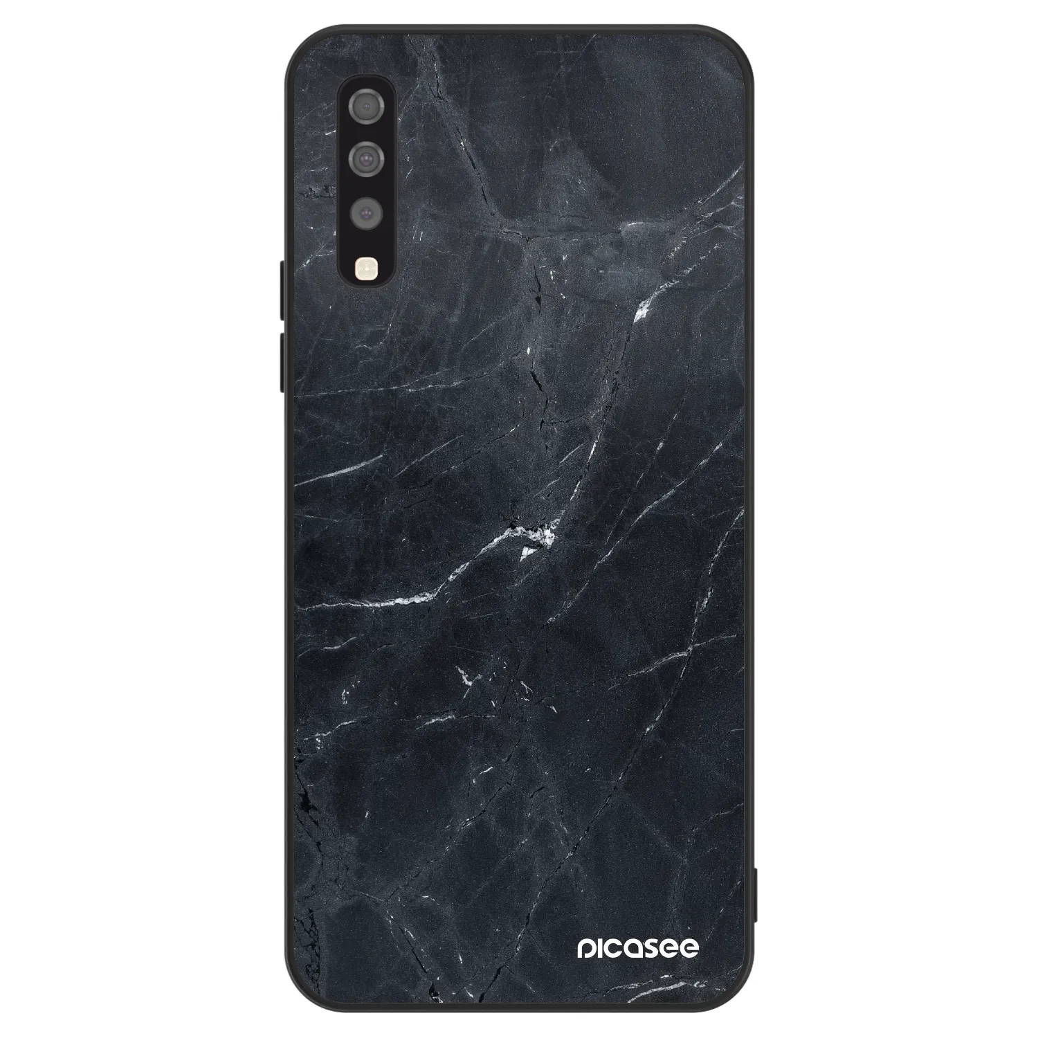 Picasee ULTIMATE CASE Samsung Galaxy A70 A705F - készülékre - Black marble