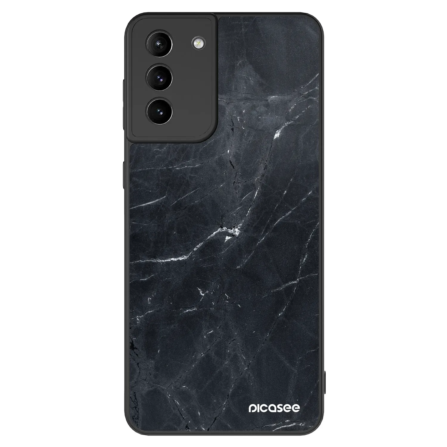 Picasee ULTIMATE CASE Samsung Galaxy S21+ 5G G996F - készülékre - Black marble