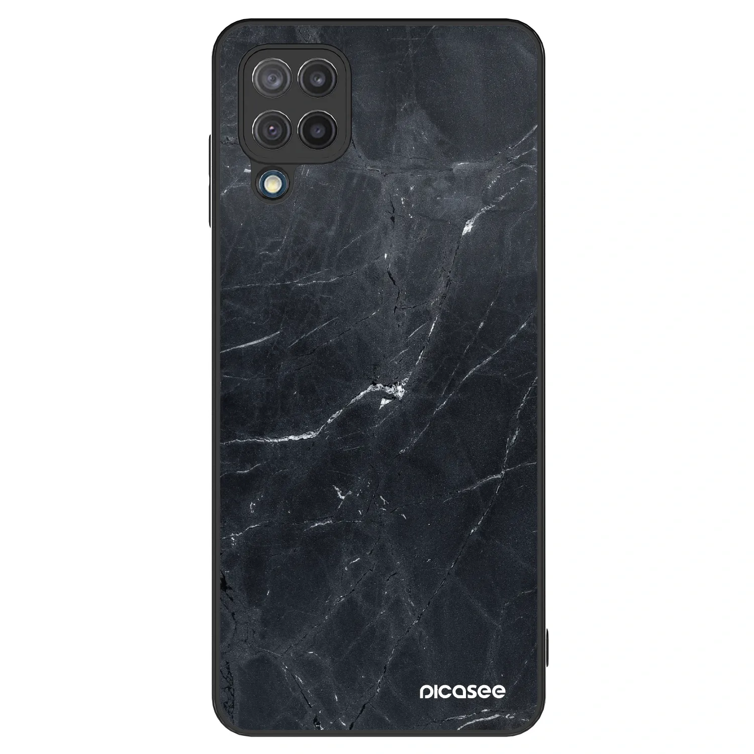 Picasee ULTIMATE CASE Samsung Galaxy M12 M127F - készülékre - Black marble