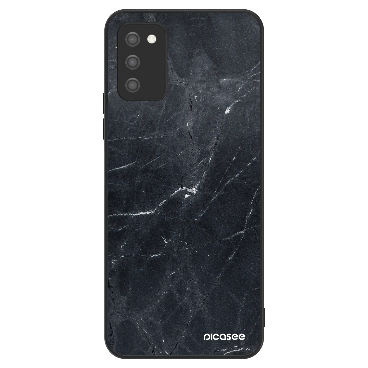 Picasee ULTIMATE CASE Samsung Galaxy A02s A025G - készülékre - Black marble