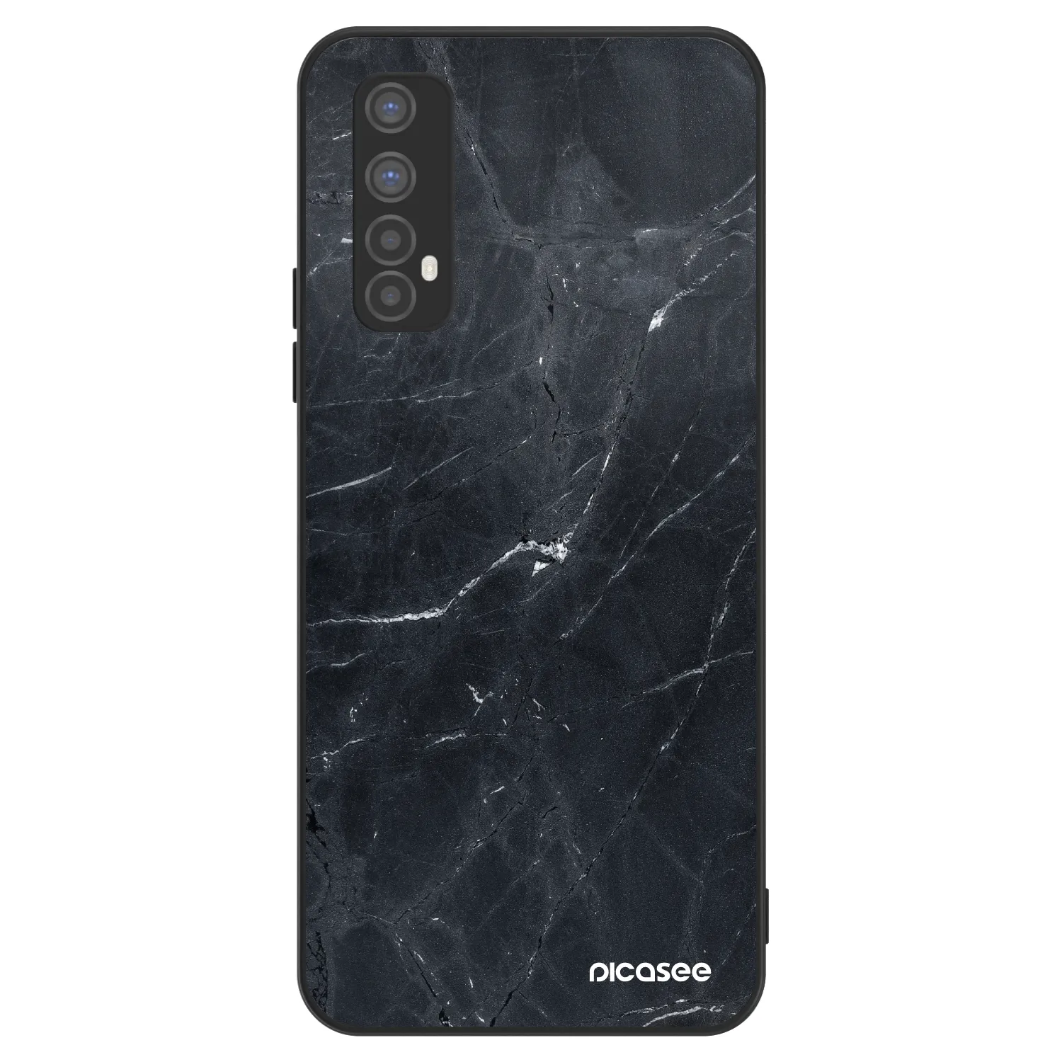 Picasee ULTIMATE CASE Realme 7 - készülékre - Black marble