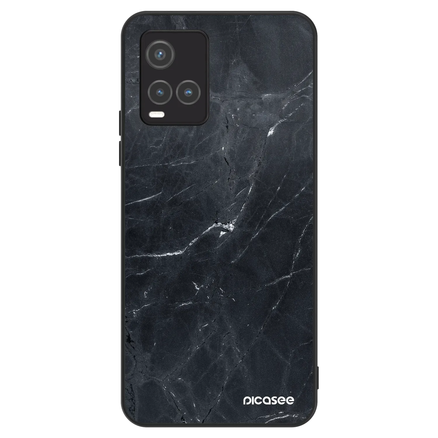 Picasee ULTIMATE CASE Vivo Y33s - készülékre - Black marble