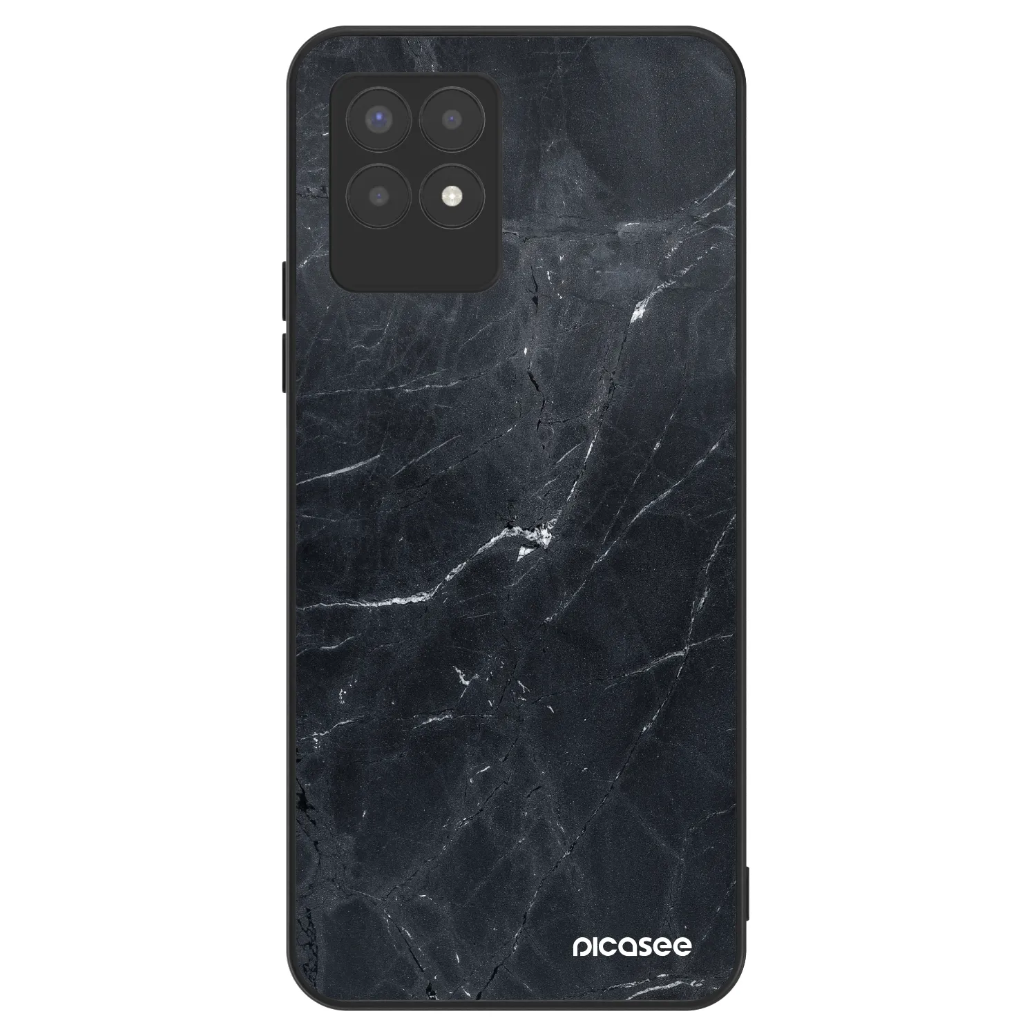 Picasee ULTIMATE CASE Realme 8i - készülékre - Black marble