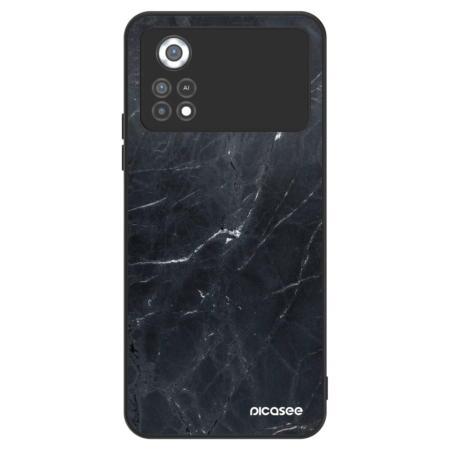 Picasee ULTIMATE CASE Xiaomi Poco X4 Pro 5G - készülékre - Black marble