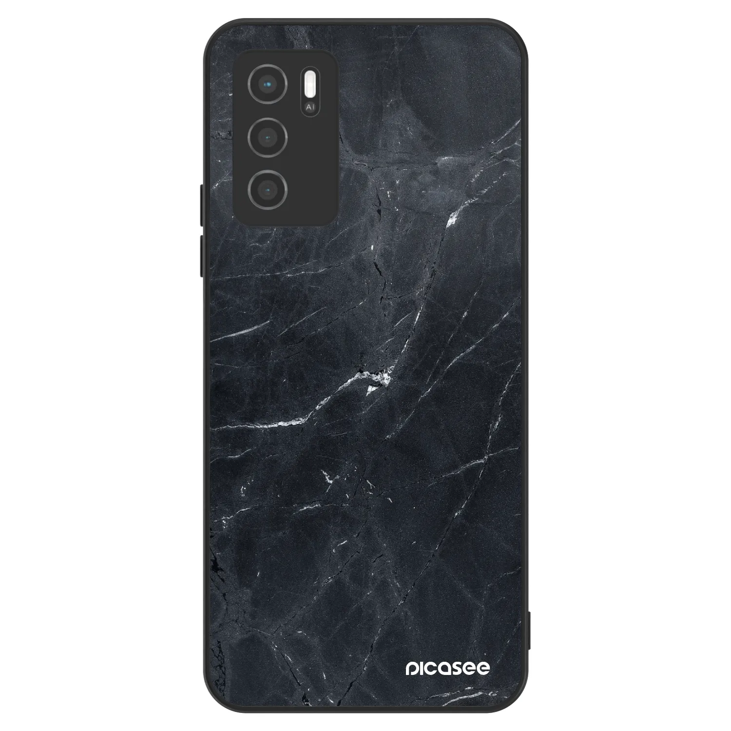Picasee ULTIMATE CASE OPPO A16s - készülékre - Black marble