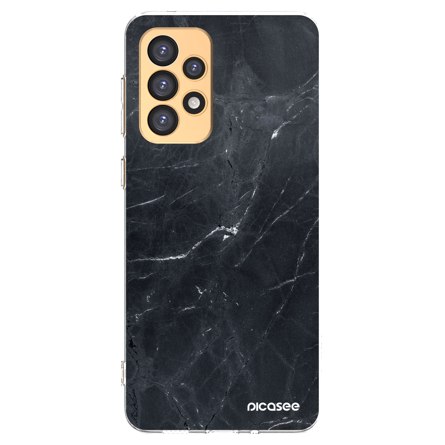 Picasee átlátszó szilikon tok az alábbi mobiltelefonokra Samsung Galaxy A33 5G A336 - Black marble