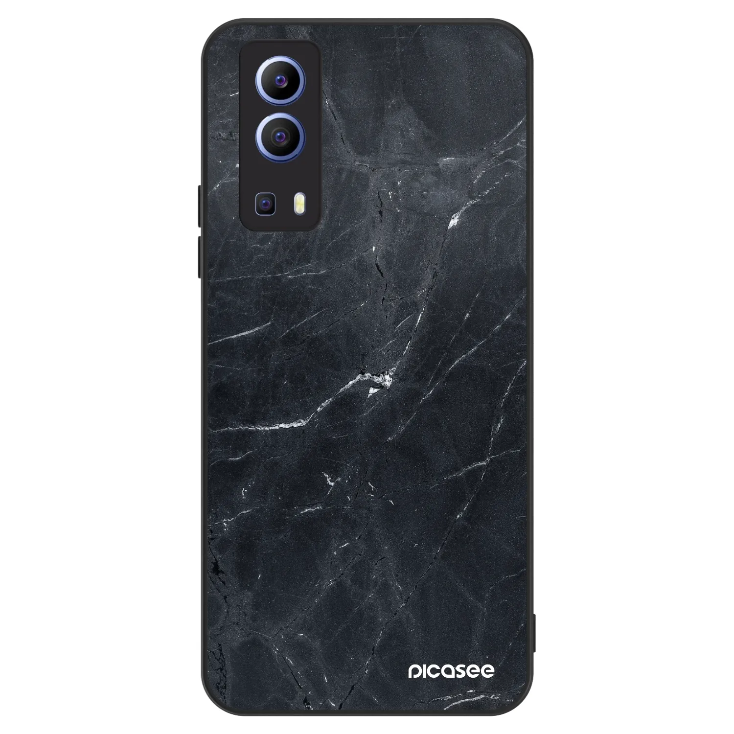 Picasee ULTIMATE CASE Vivo Y52 5G - készülékre - Black marble
