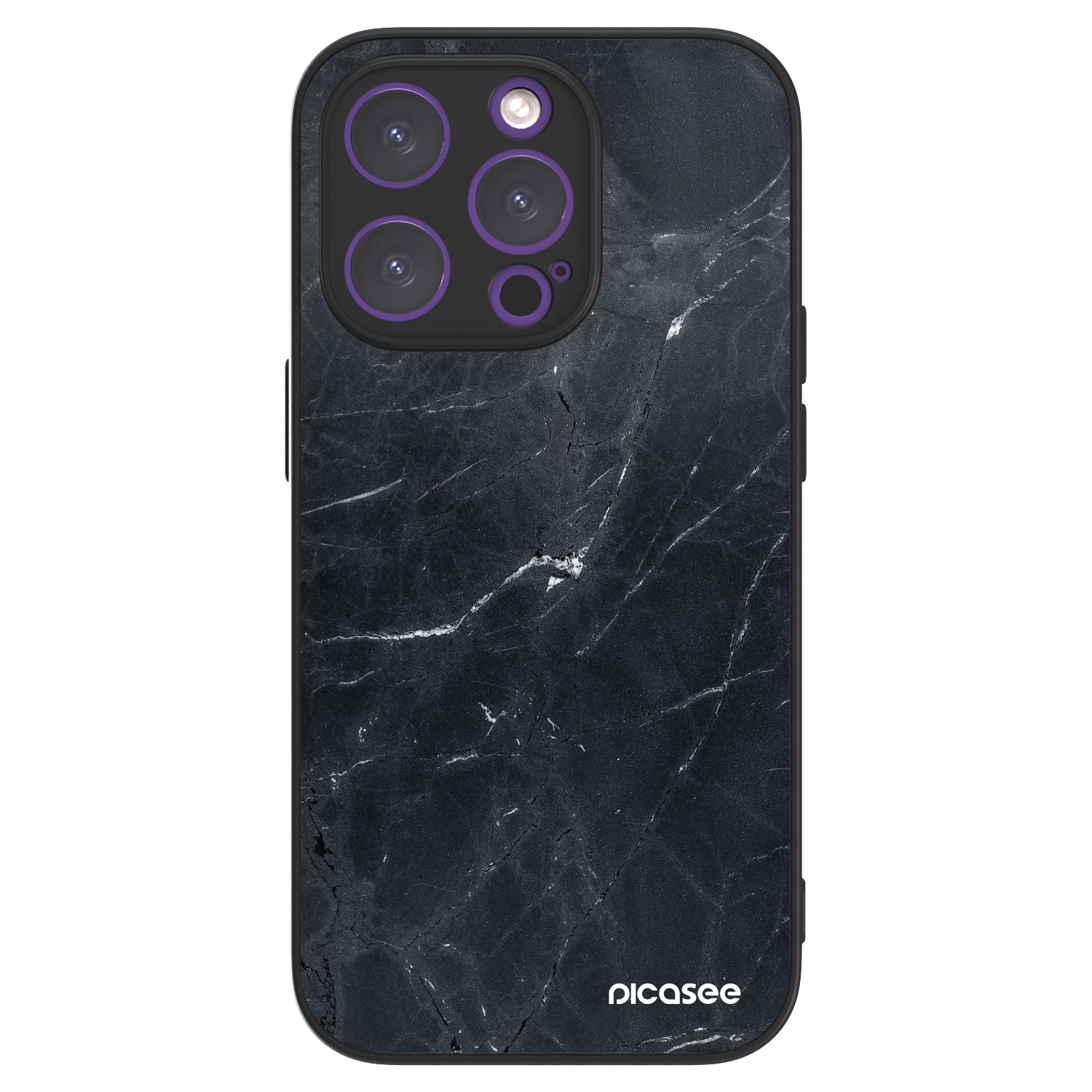 Picasee ULTIMATE CASE Apple iPhone 14 Pro - készülékre - Black marble