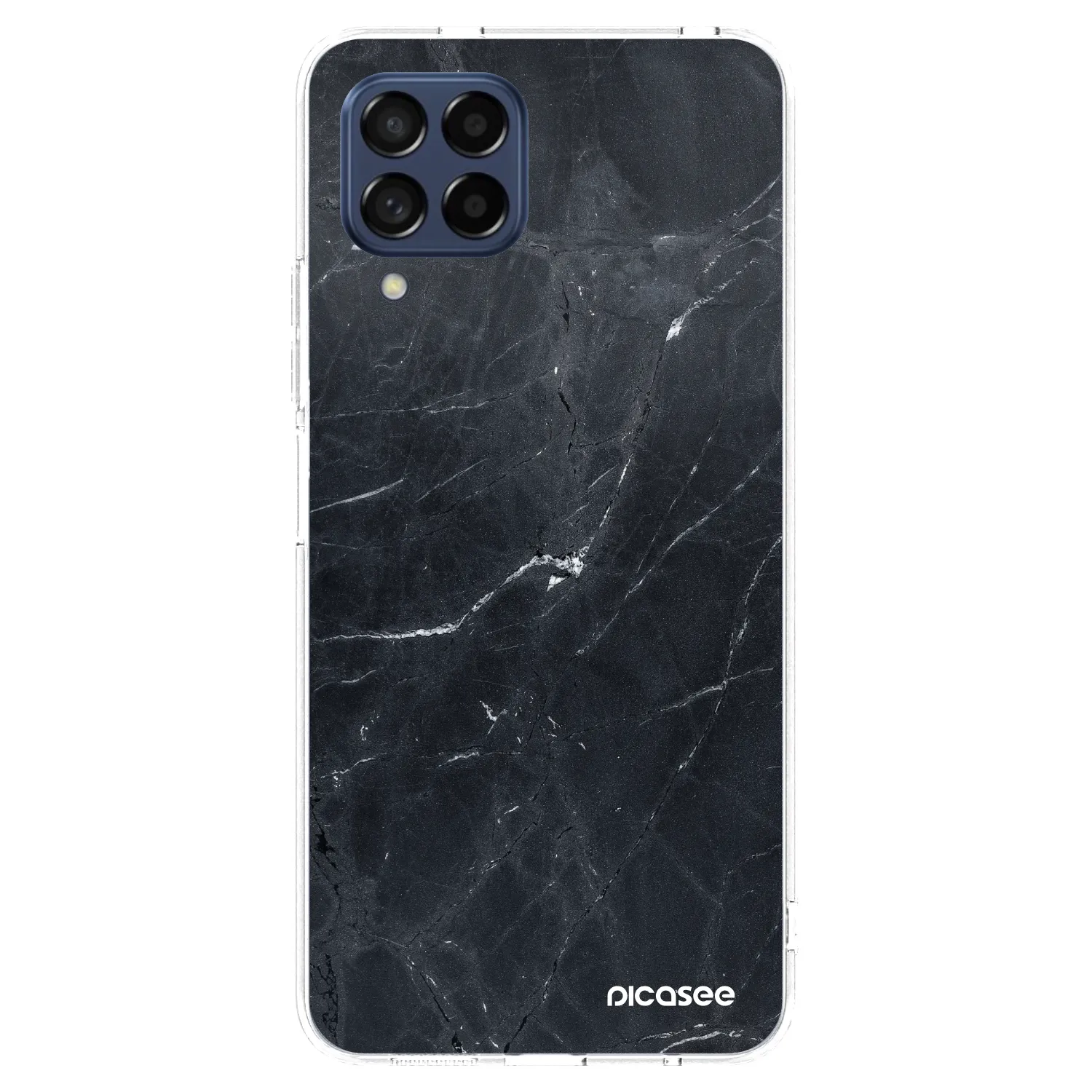 Picasee átlátszó szilikon tok az alábbi mobiltelefonokra Samsung Galaxy M53 5G - Black marble
