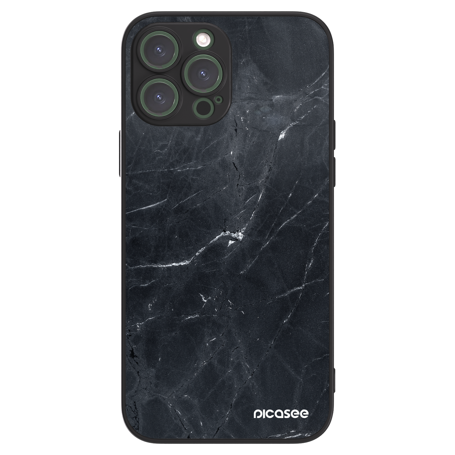 Picasee ULTIMATE CASE MagSafe Apple iPhone 13 Pro Max - készülékre - Black marble