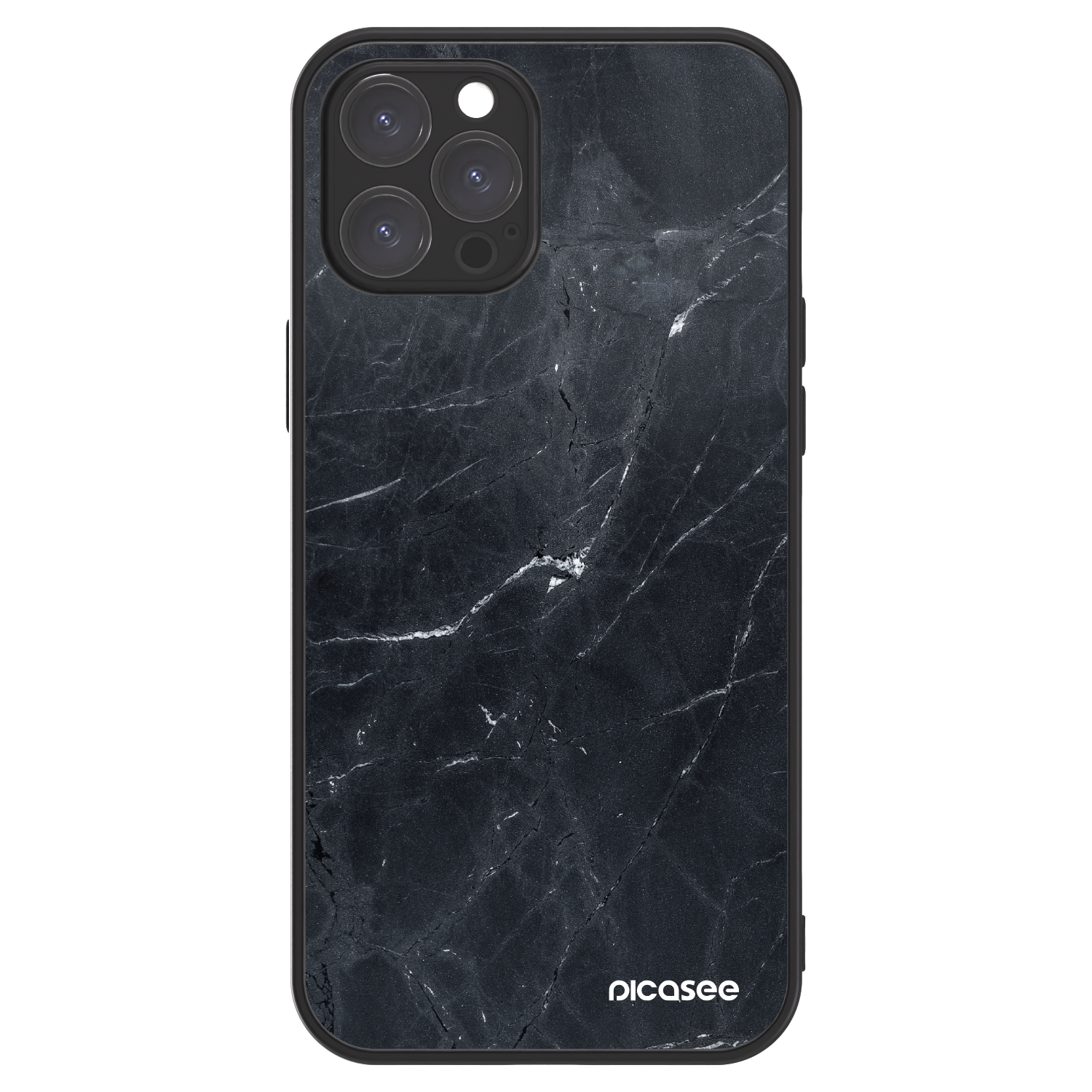 Picasee ULTIMATE CASE MagSafe Apple iPhone 12 Pro Max - készülékre - Black marble