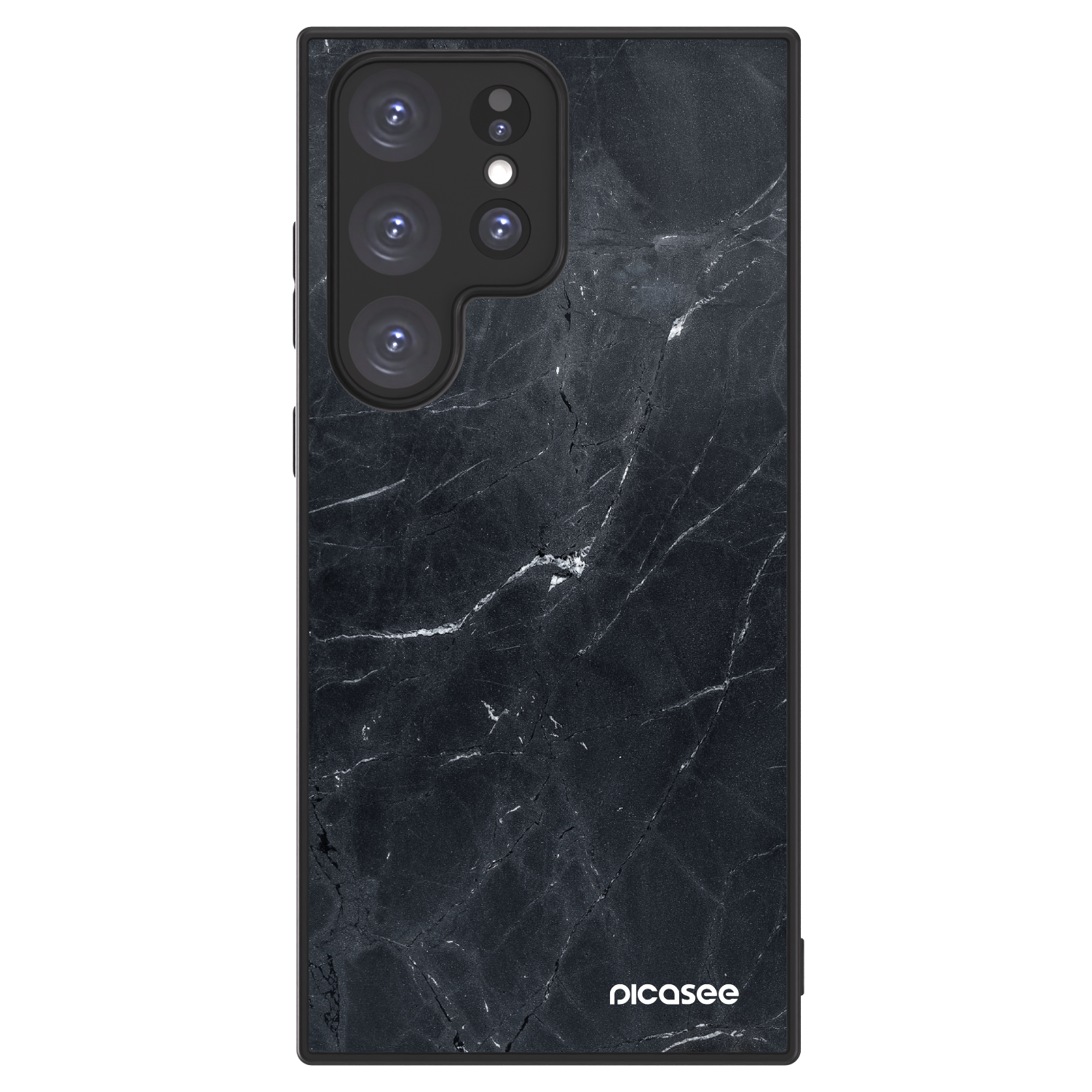 Picasee ULTIMATE CASE Samsung Galaxy S23 Ultra 5G - készülékre - Black marble