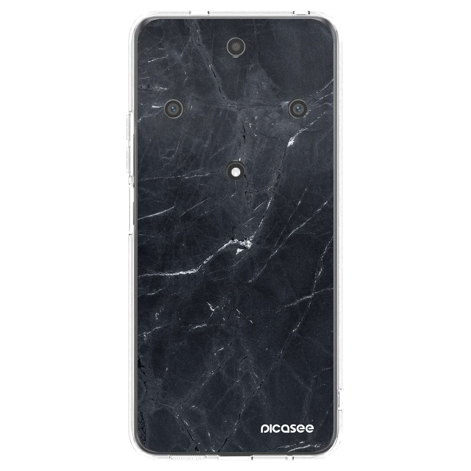 Picasee átlátszó szilikon tok az alábbi mobiltelefonokra Honor Magic5 Lite 5G - Black marble