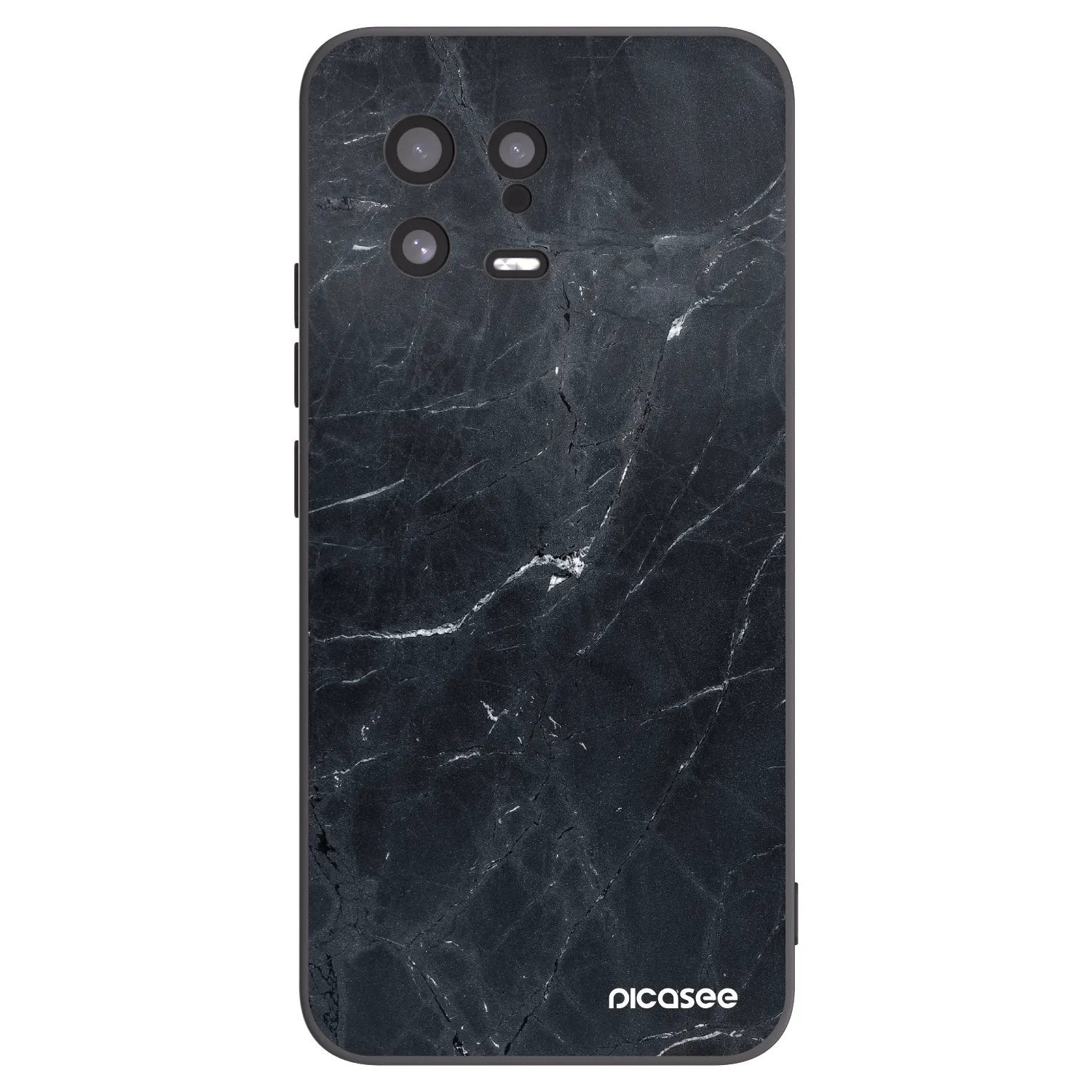 Picasee fekete szilikon tok az alábbi mobiltelefonokra Xiaomi 13 - Black marble