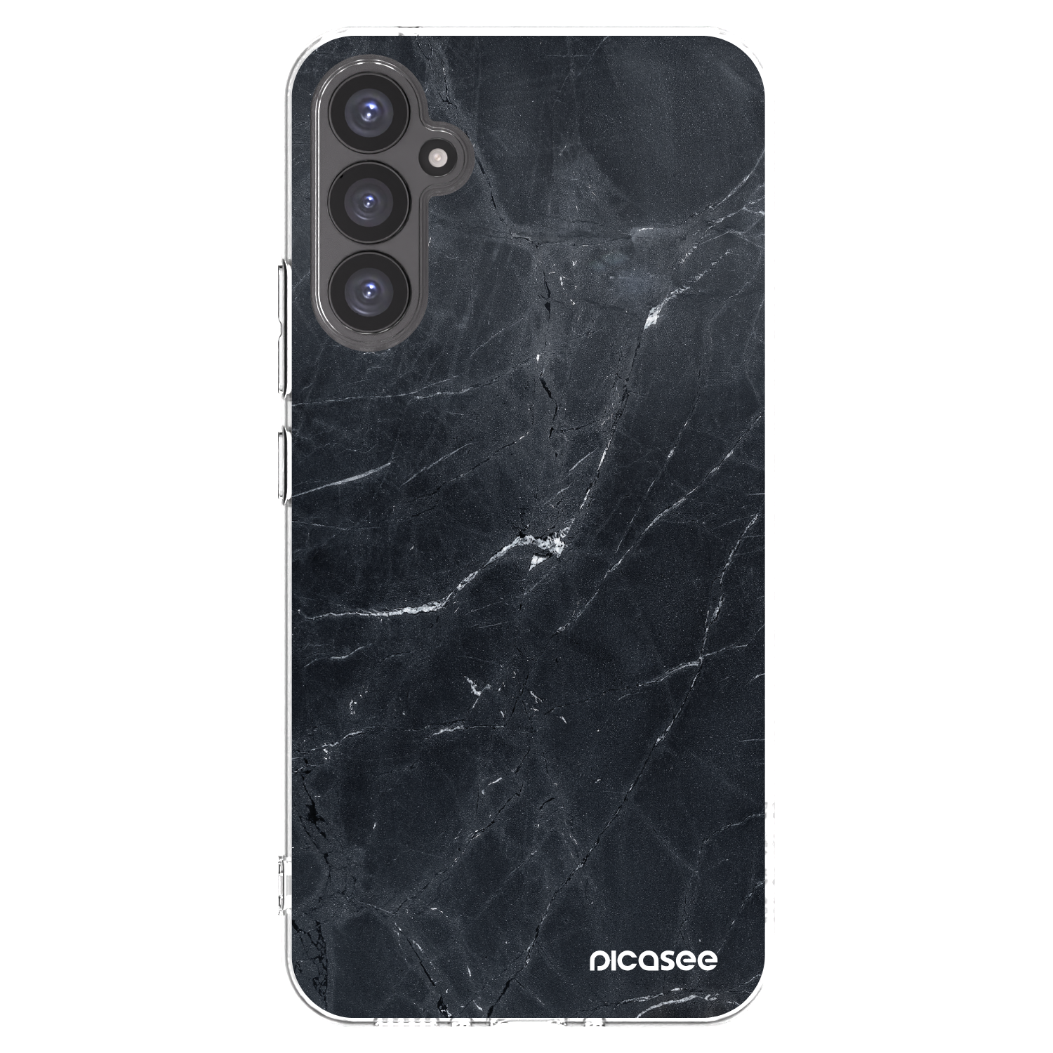 Picasee átlátszó szilikon tok az alábbi mobiltelefonokra Samsung Galaxy A34 5G A346B - Black marble