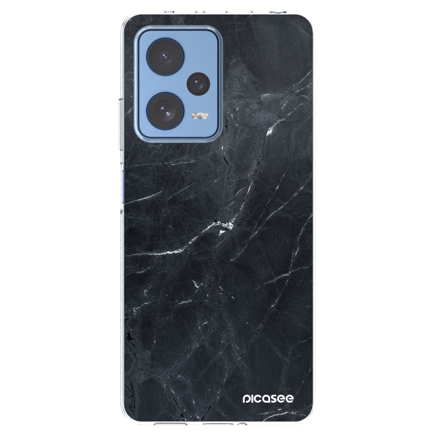 Picasee átlátszó szilikon tok az alábbi mobiltelefonokra Xiaomi Redmi Note 12 Pro 5G - Black marble