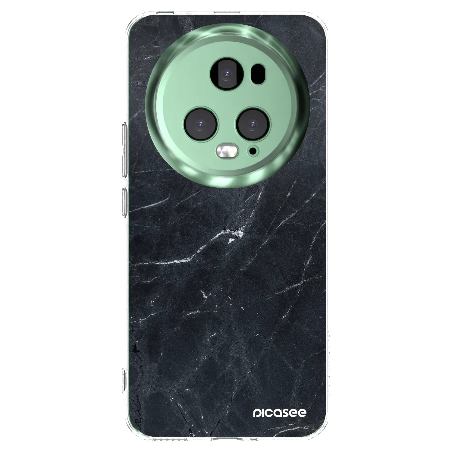 Picasee átlátszó szilikon tok az alábbi mobiltelefonokra Honor Magic5 Pro - Black marble