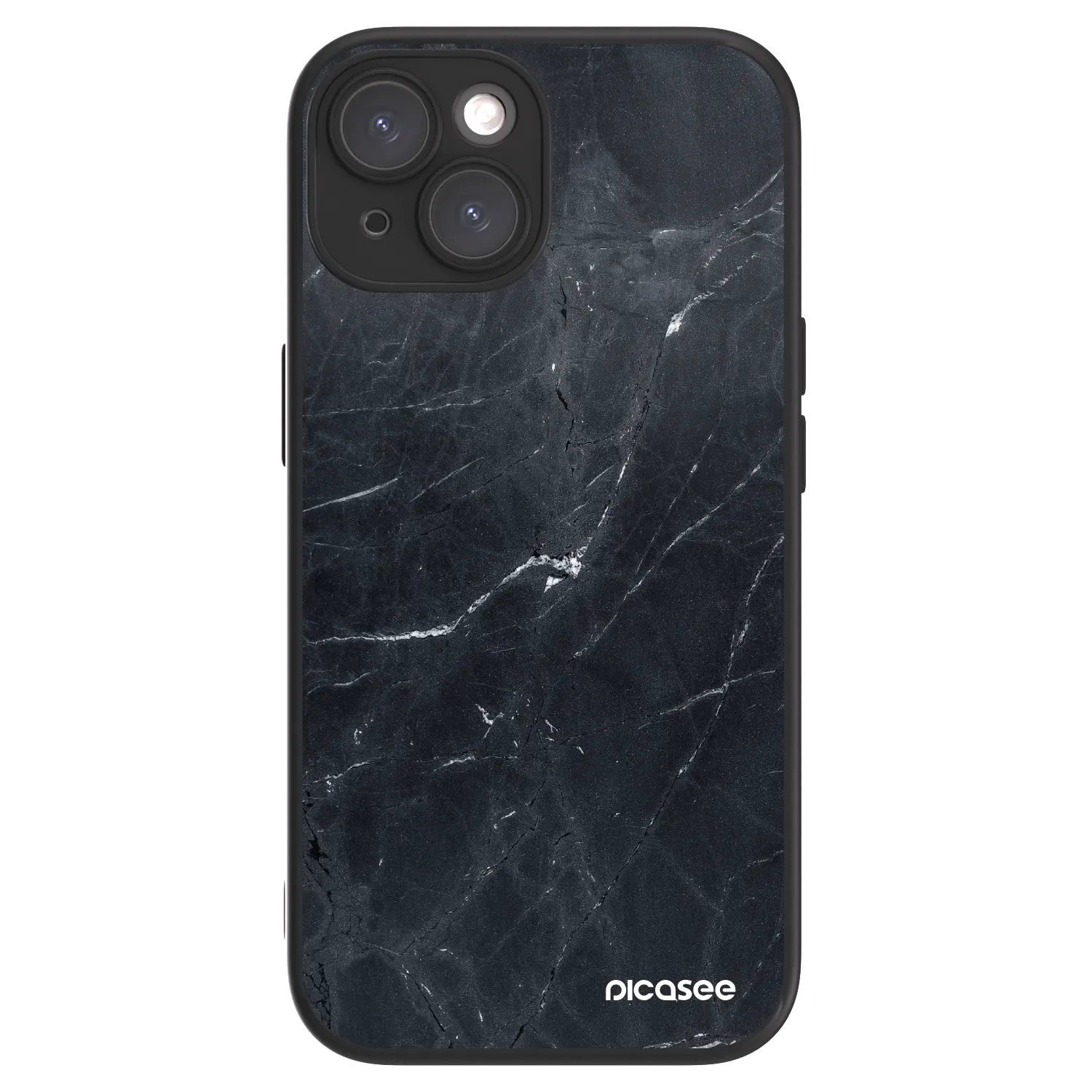 Picasee ULTIMATE CASE MagSafe Apple iPhone 15 - készülékre - Black marble