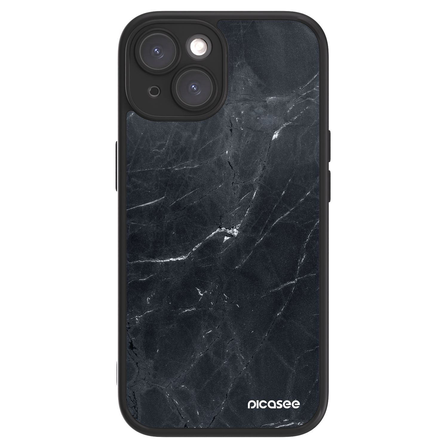 Picasee ULTIMATE CASE Apple iPhone 15 - készülékre - Black marble