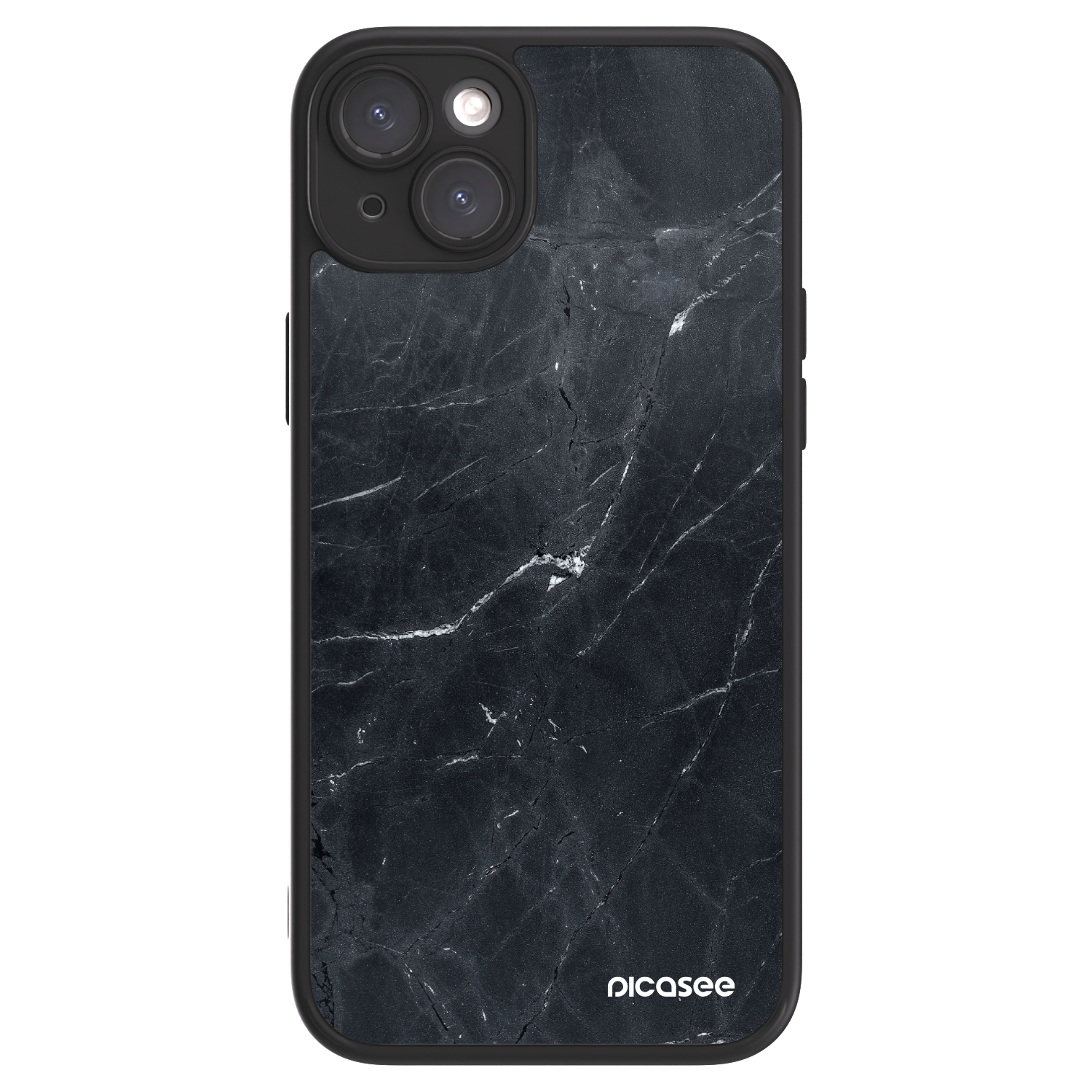 Picasee ULTIMATE CASE MagSafe Apple iPhone 15 Plus - készülékre - Black marble