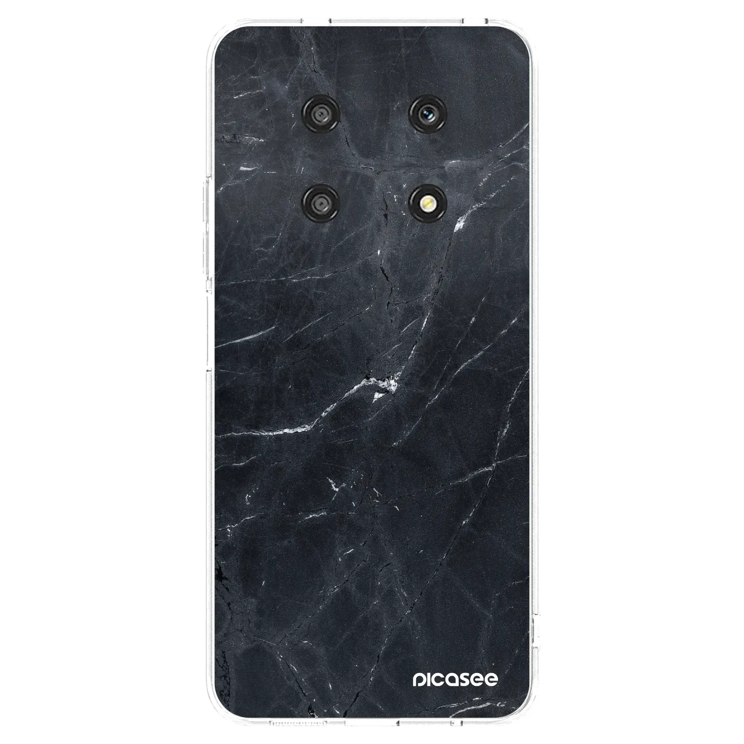 Picasee átlátszó szilikon tok az alábbi mobiltelefonokra Honor Magic4 Lite 5G - Black marble