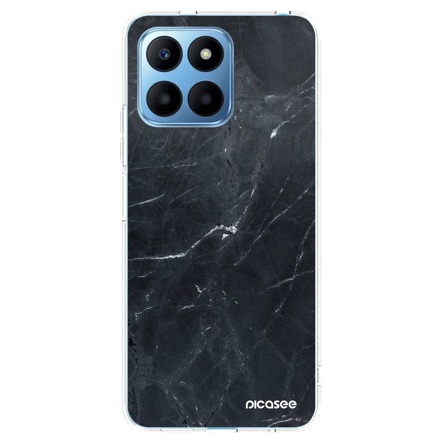Picasee átlátszó szilikon tok az alábbi mobiltelefonokra Honor 70 Lite - Black marble