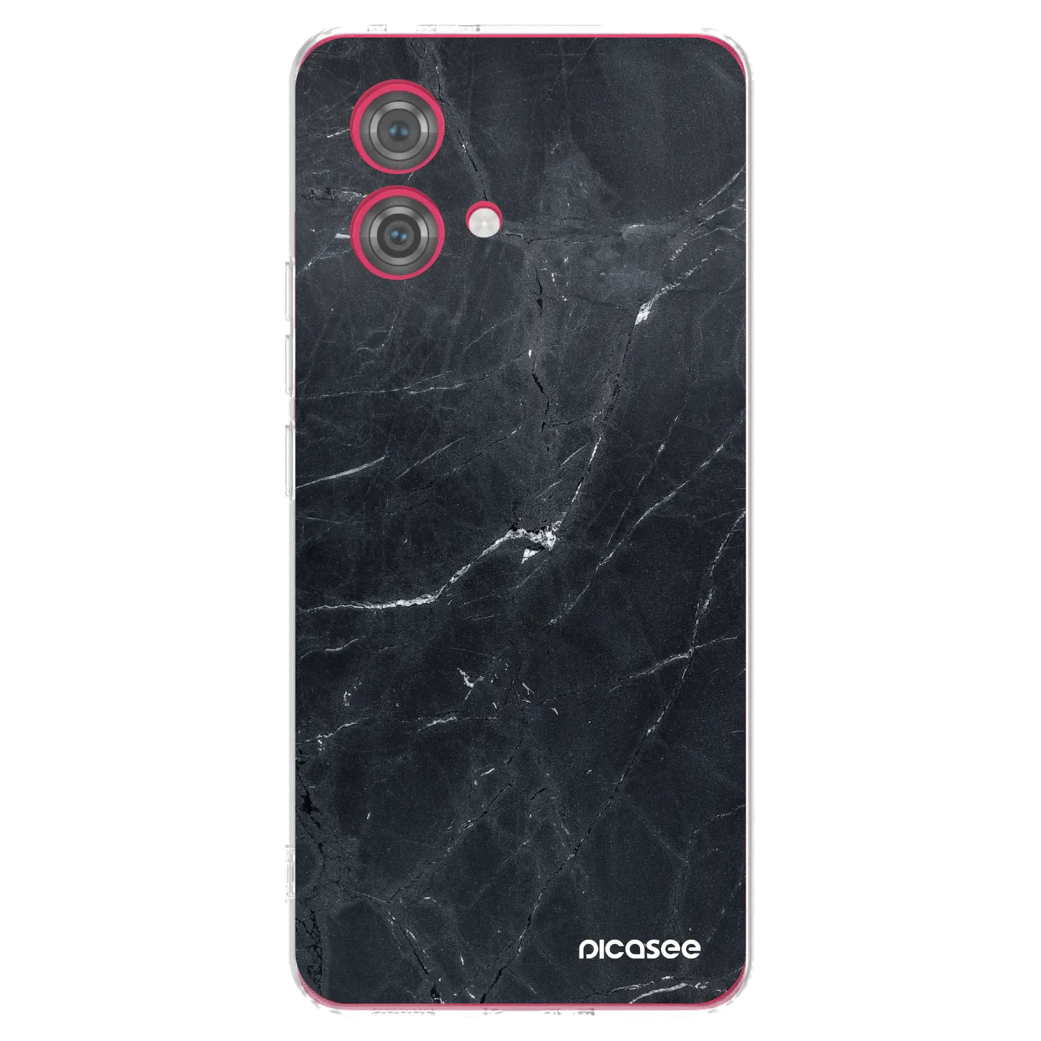 Picasee átlátszó szilikon tok az alábbi mobiltelefonokra Motorola Moto G84 5G - Black marble