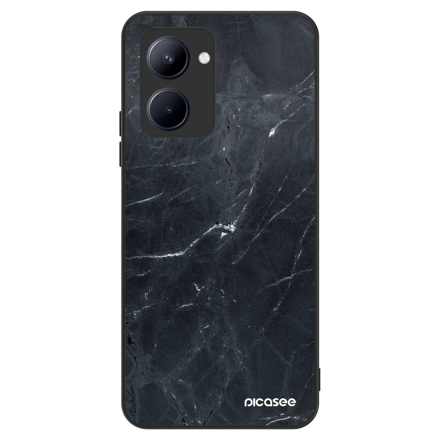 Picasee ULTIMATE CASE Realme C33 (2023) - készülékre - Black marble
