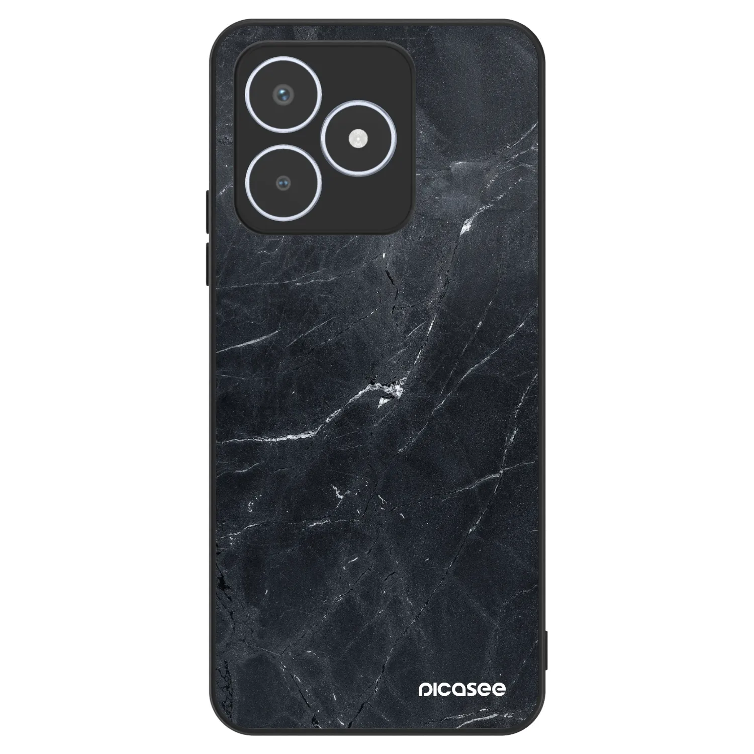 Picasee ULTIMATE CASE Realme C53 - készülékre - Black marble